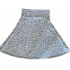 Fun Ice Cream Print Summer Skirt XL Soft Lularoe